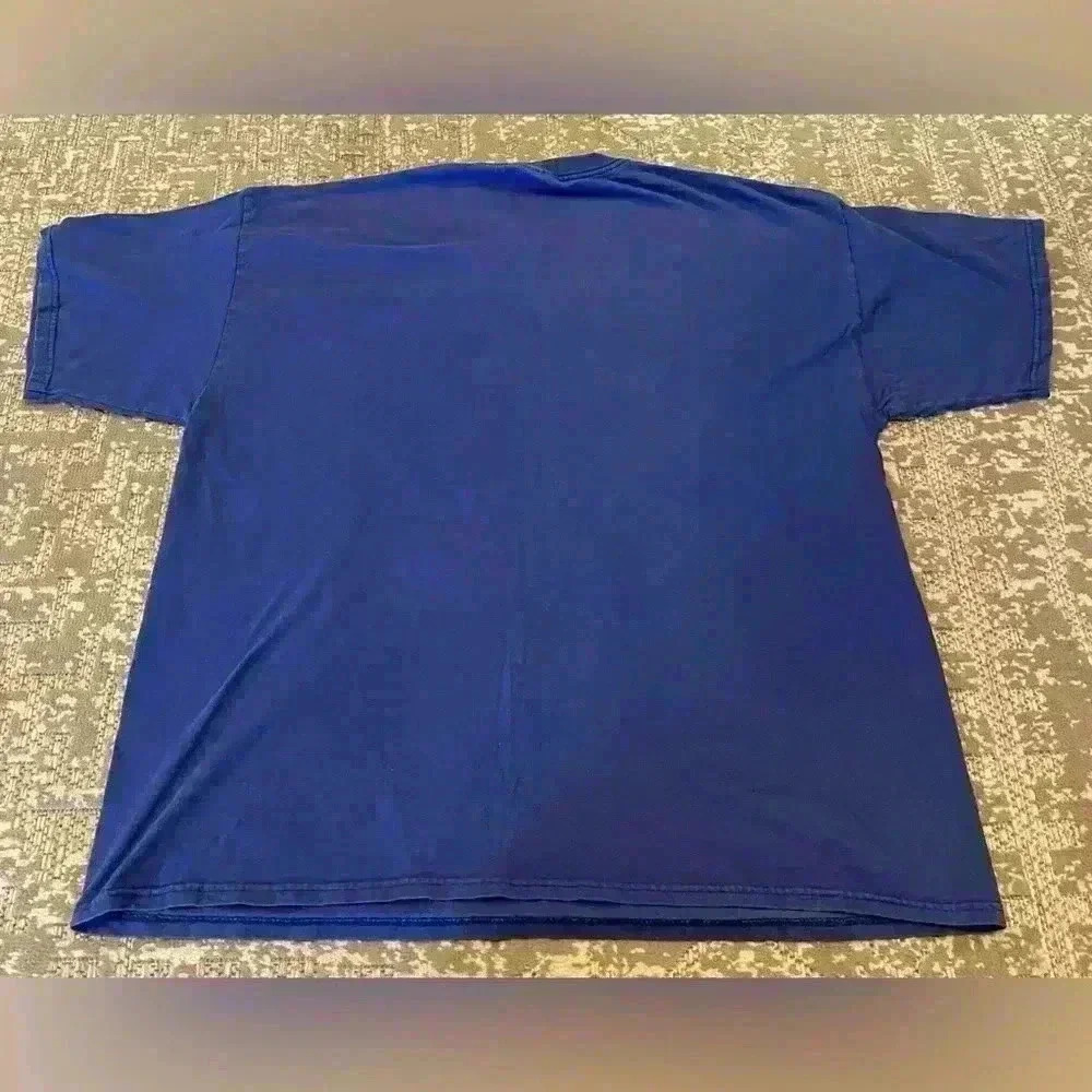 Kansas Jayhawks 2008 Big 12 Champs Short Sleeve Shirt size XXL‎ color Blue - Picture 4 of 4